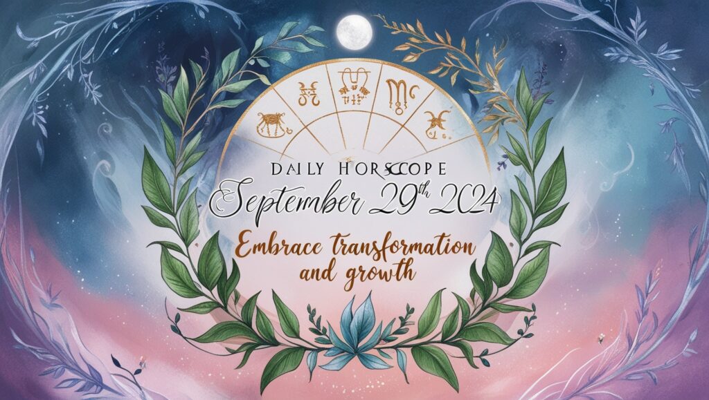 Daily Horoscope for September 29th, 2024: Embrace Transformation and Growth