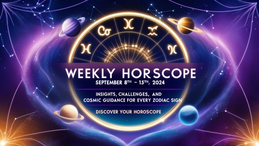 Weekly Horoscope: September 8th - 15th, 2024 - Insights, Challenges, and Cosmic Guidance for Every Zodiac Sign